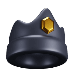 3D Crown Icon - Leadership and Mastery