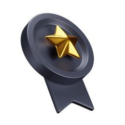 3D Medal Icon - Accomplishment
