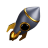 Decorative rocket